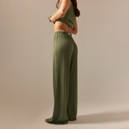 Women's home pants SL Home p. L, olive-4