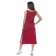 Female dress, size 52, burgundy color