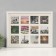 MDF photo frame in 12 photos 10x10 cm "Slides" white 40x51x2 cm