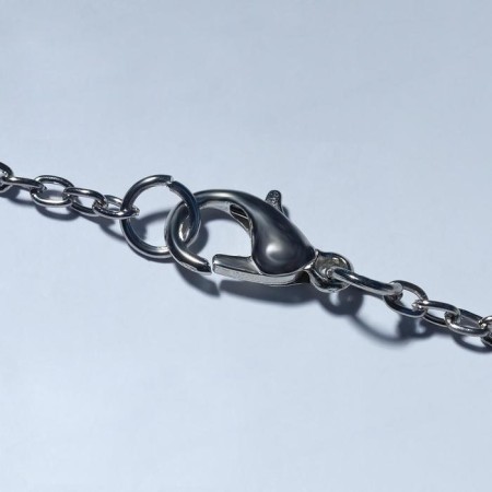 Pendant "Marmalade Bear" chain, color mix in silver, 45 cm-3