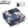 Gift folding box, packaging, “khaki”, 17 x 17 x 7 cm