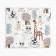Satin fabric "Zoo", Sh.160 cm, 100% cotton, 160 g/m2