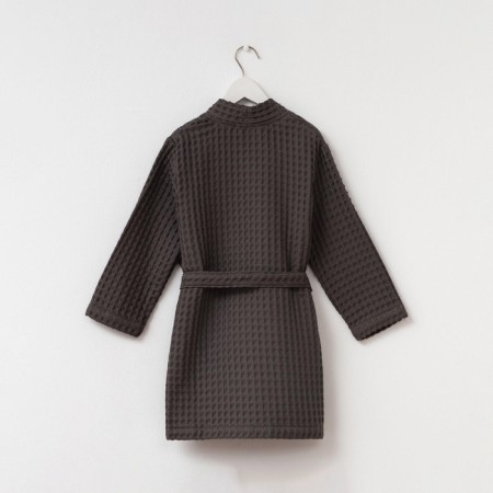 Waffel Baby Broke I "BOHO" size 34 (122-128 cm) color is light gray, 100% cotton 290 g/m2-7