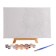 Picture on numbers on a canvas with a tiger subframe, 30x20 cm