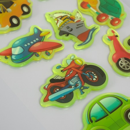 Silicon sticker on the glass phosphorus "transport" 20x16 cm-2