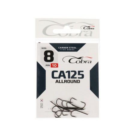 Cobra Allround hooks, series CA125, No. 8, 10 pcs.