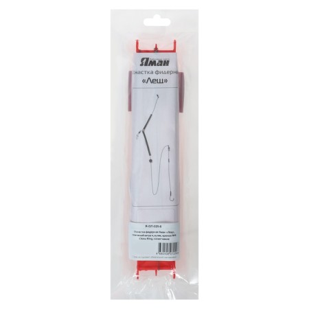 Feeder equipment "Yaman" bream, wicker cord 0.25 mm, hook No. 6 Chinu Ring, on Motovil-3