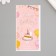 Stick Paper "Happy Birthday. Cake" set 50 pcs 10x5 cm