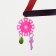 Toy for birds "Multi -colored triangle", with a bell, mix