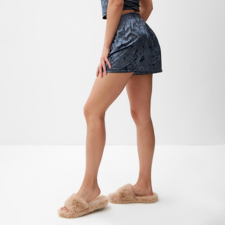 Women's shorts KAFTAN "velvet", 44-46, Gray,-5