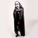 Carnival costume "Halloween Black", raincoat 120 cm, mask, golf, gloves
