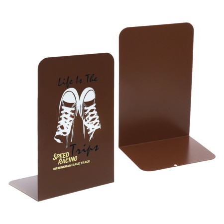 Book stands "sneakers", 2 pieces, brown
