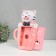 Photo frame plastic 16x11 cm "Tigerok in the cup" pink 29.5x8x19.5 cm