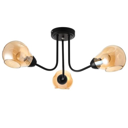 Chandelier 1089/3BK 40W E27 Black 54x54x26 cm Bayerlux