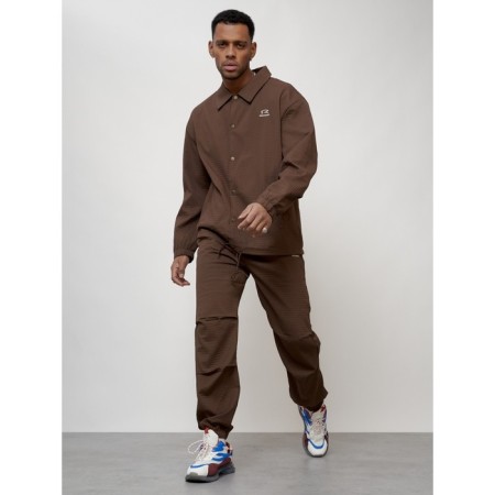 Sports suit men's, size 48, brown color-9