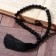 Parsing Muslim ball No. 8 “Agat Black”, 35 beads through a jumper