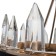 Crystal chandelier LED 50W 3000K black and gold 50x50x35-155 cm Bayerlux