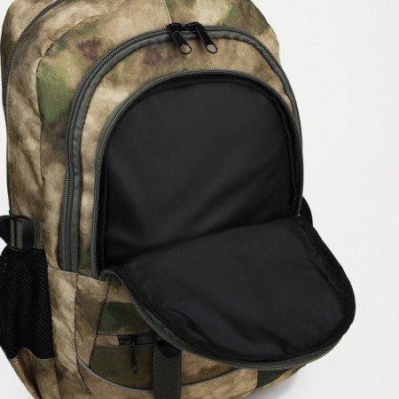 Tourist backpack, 22 l, 2 lightning departments, 5 external pockets, ZFTS, green color-7