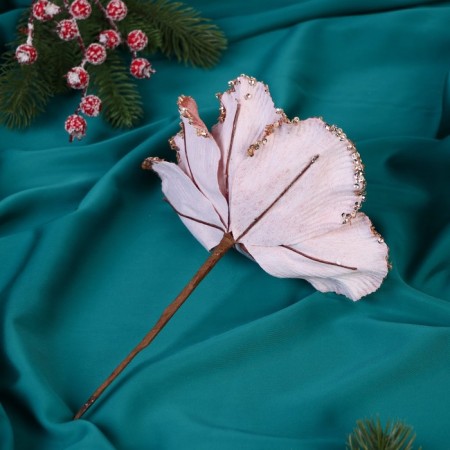 Decor "Winter Flower" Shine of the edge, 16x20 cm, pink-2