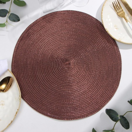Napkin Serving shares cent. brown, D 38 cm