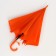 Walking umbrella semi -automatic d = 90 cm, orange color