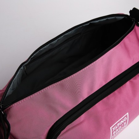 Youth bag with zipper, lilac color-6