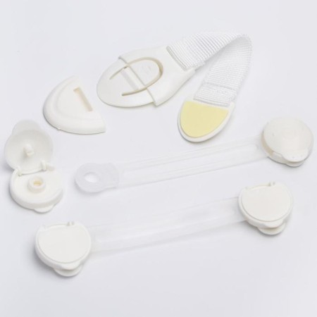Set, 3 subjects: universal lock, 2 pcs., Label for retractable cabinets-4
