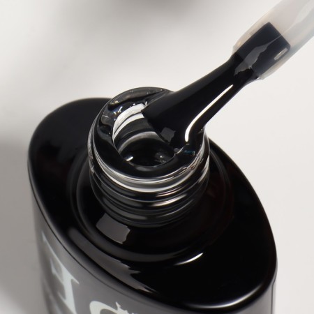 TOP for nails, without sticky layer, 8 ml, led/uv, transparent color-3