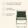 Folding chair 55 x 50 x 78 cm, up to 120 kg, green color