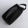 Cosmetic bag with lightning, black color