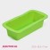 Baking shape of the share "Bread. Stripes ”, silicone, 27.5 × 13.5 × 7 cm, intra -size 23.5 × 11 × 7 cm, green color