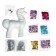 Application with sequins "Magic Unicorn" + 4 colors of sequins