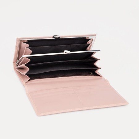 Women's wallet on magnets, powder color-2