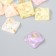 Decor for creativity Plastic "Square" Foil set 10 pcs mix 1.6x1.6x0.7 cm