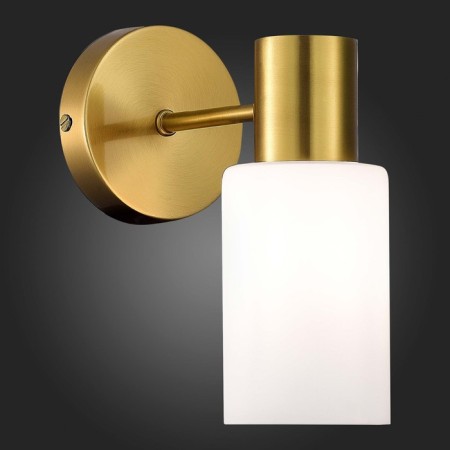 Wall lamp EVOLUCE. Sle1139-301-01. Gessi. 1x60 W, E14, 8x23 cm, brass color-2
