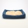 An animals bed, 60*50*15 cm, martial, synthetic winterizer, temptation. fur, blue