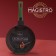 Forged pan Magistro Avocado, D = 24 cm, removable handle Soft-Touch, anti-stick coating, induction, color green