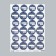 Stickers for marking cans "spices" 24 pcs, blue