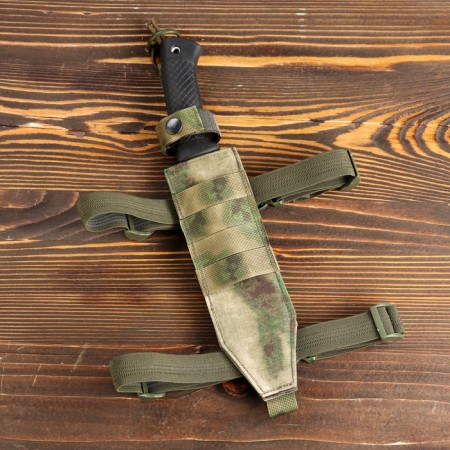 Tactical scabbard on the thigh, blade up to 21 cm-1