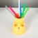 Table lamp "Boat Cat" LED 3 modes 3W USB Organizer yellow 8x11x31 cm Risalux