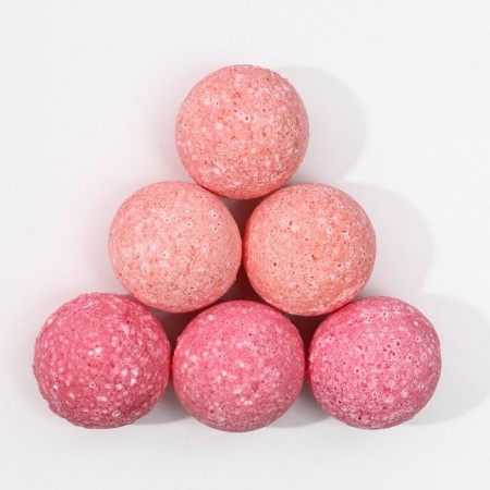 Gift set of cosmetics “Since March 8!”, Bath bombs 6 x 20 g, pure happiness-1