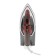 Iron Brayer BR4005, 2400 watts, ceramic soles, 25 g/min, 360 ml, black-red