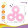 Silicone teether "spinner", color mix, crush me