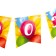 Paper garland with a ribbon "Air balloons"