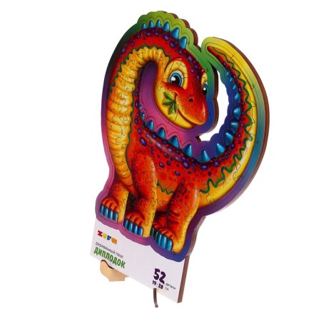 Деревянный пазл «Дино. Диплодок»-1