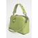 Bag Cross-Body Women's, genuine leather, Ludor Green, 24x6x17 cm