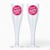 A set of plastic glasses for champagne "Birthday Girl", 150 ml