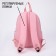Backpack school textile I chooose, pink color, 38 x 12 x 30 cm