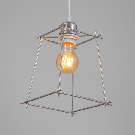Bayerlux lamp "Angelo" 1x40W E27 chrome 18x18x70cm-2