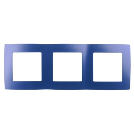 The frame for the switch for 3 posts, era12, ultramarin